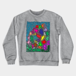 Dancing Amoebas Crewneck Sweatshirt